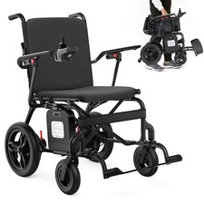 31lb Lightweight Carbon Fiber Electric Wheelchair All Terrain Airline Approve US