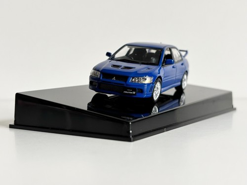 Super Rare 1:43 AUTOart 2001 Mitsubishi Lancer EVO VII Blue in Mint Condition!! - Picture 8 of 10