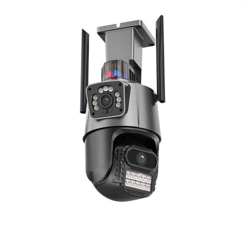 Dual Lens HD 8MP WiFi IP Camera Wireless Outdoor CCTV PTZ Home Security IR Cam - Picture 19 of 23