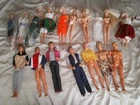 vintage barbie dolls 1960s lot Girl And Boy Dolls