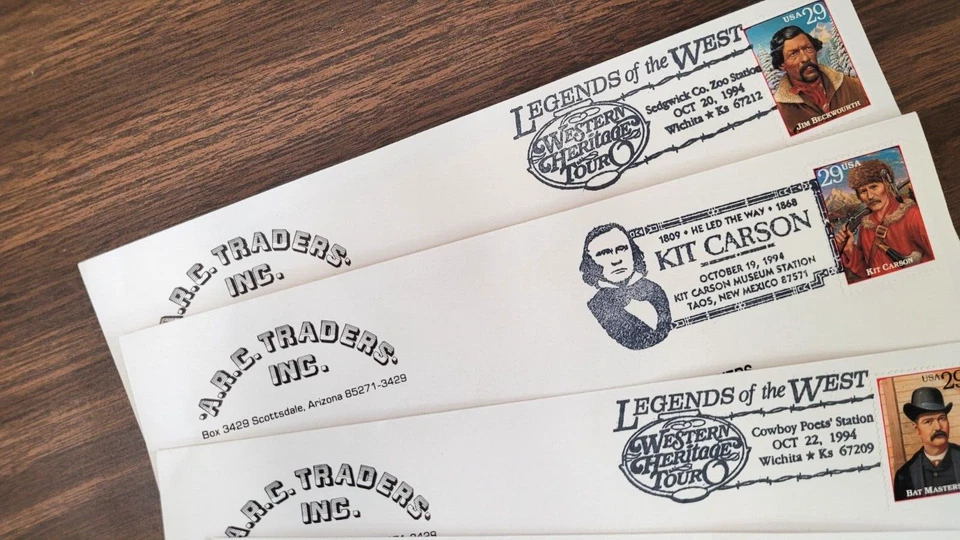 US FDC # 2869a-t 29c Legends of the West 11 covers A.R. C. Traders, Inc. (E78) - Image 4 of 4