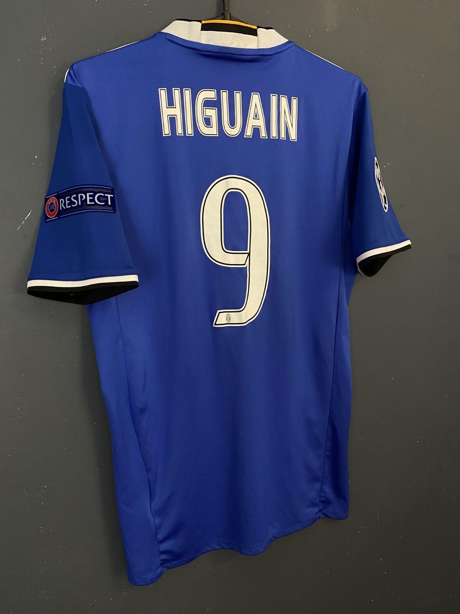 HIGUAIN #9 UEFA MEN'S FC JUVENTUS 2016/2017 SOCCER FOOTBALL SHIRT