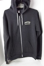 Jameson Irish Whiskey Caskmates Gray Zip Up Hoodie Sweatshirt F-Series Mens L