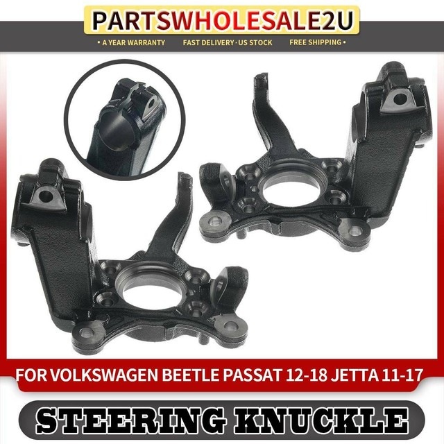 2x Front Left & Right Steering Knuckles for Volkswagen Beetle 1218