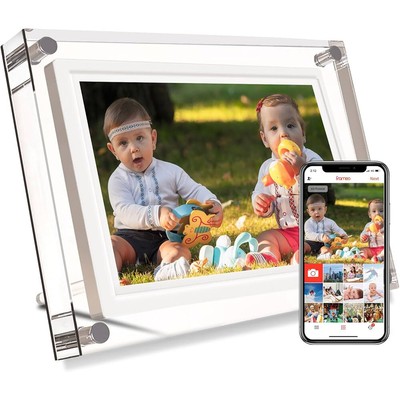 32GB Digitaler Bilderrahmen Frameo Fotorahmen 1280x800 IPS-Touchscreen 10,1 Zoll