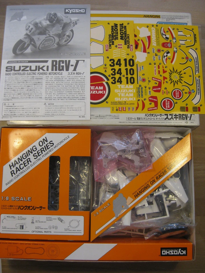 RC KYOSHO SUZUKI RGV-F RGV 1:8 1/8 OVP Tuning Parts Neu - Bild 2 von 4
