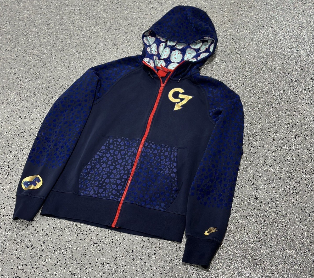 Nike Cristiano Ronaldo C7 Dinosaur Blue Scales Full Zip Nike Cristiano Ronaldo C7 Dinosaur Blue Scales Full Zip