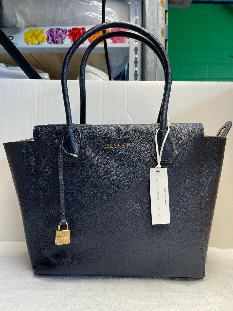 Michael Kors Studio Mercer Large Satchel, Admiral In Color Dark