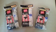 new mens hanes 5 pack briefs. 2 styles to choose