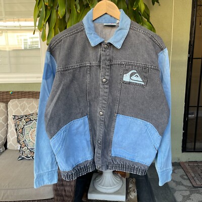 Vintage Quiksilver Master Plan Youth XL Denim Jacket Color
