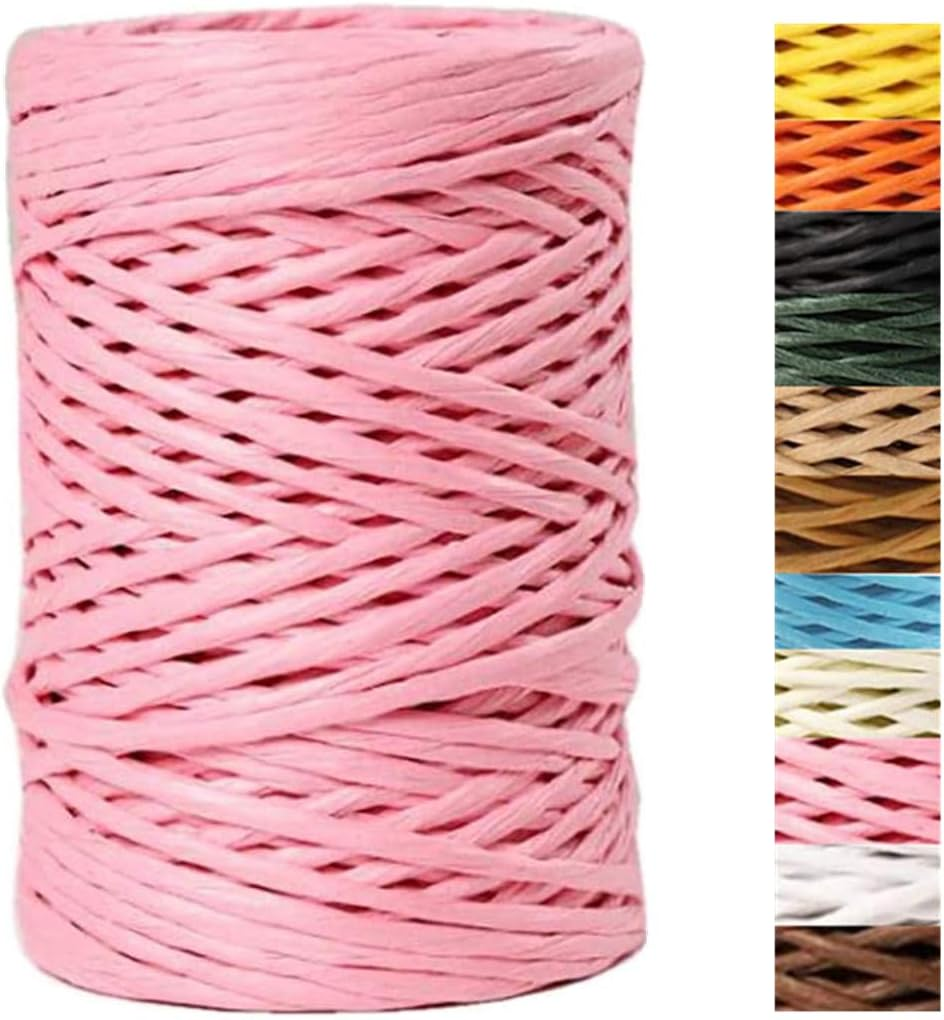 1Mm/2Mm 164Ft(50M) Pink Floral Bind Wire Wrap Twine Wire Wrap Twine