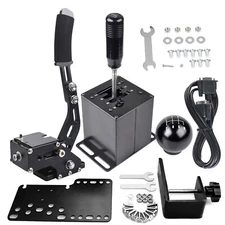 USB Handbrake & H Shifter for PS4 PS5 PC Racing Game