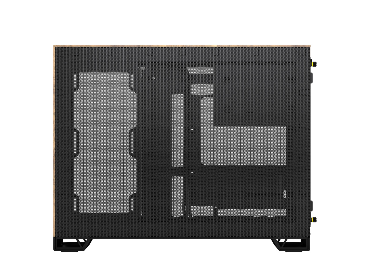 CORSAIR 2500X Micro ATX Dual Chamber PC Case BlackWalnut CC-9011286-WW