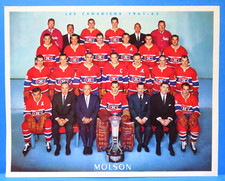 1961-62 Montreal Canadiens Official Team Photo, Molson Brewery, High Grade
