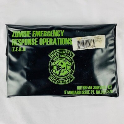 New Zombie Outbreak Survival Kit w/Electronic Training Supplement Disc Z.E.R.O.