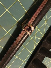 Vintage Sterling Silver Design Wide Band Ring Hammered Sz 9