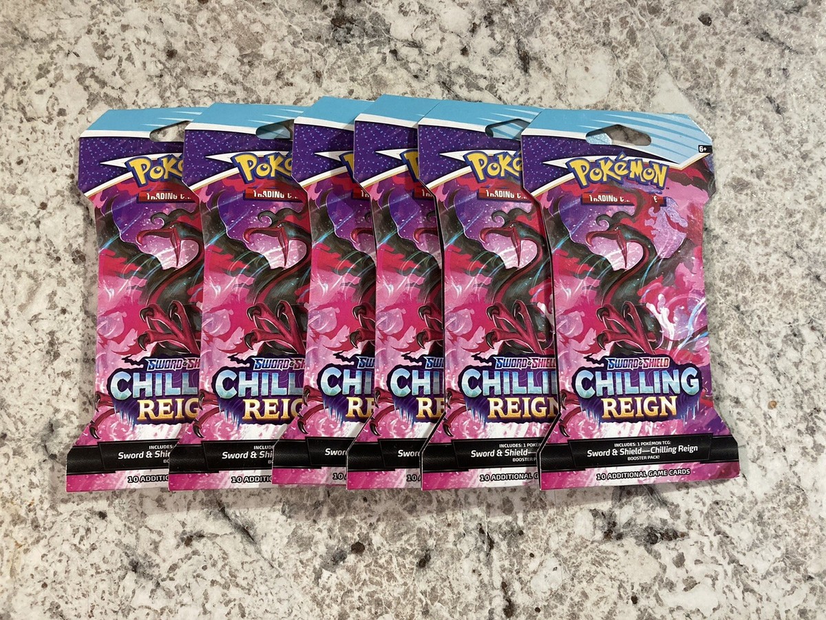 Pokémon Booster Blister Pack 2021 Sword & Shield Chilling Reign 10 