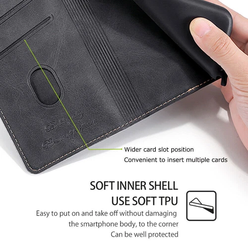 Splice Leather Wallet Cover Case For Motorola G Stylus Play Edge 50 G14 G54 G84 - Picture 7 of 16