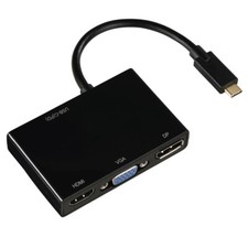 @ Hama 3in1 USB C Monitor TV Adapter HDMI Kup...