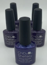 CND SHELLAC ETERNAL MIDNIGHT COLOR COAT 0.25oz / Set of 5
