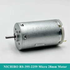 NICHIBO RS-395-2259 DC 6V 12V 18V 12000RPM Carbon Brush Mini 28mm Electric Motor