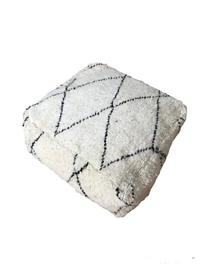 Berber Quadrat Pouf Abdeckung BeniOuarain