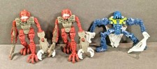 LOT OF 3 MCDONALDS HAPPY MEAL TOYS LEGO BIONICLE TOY FIGURES FROM 2006  2007
