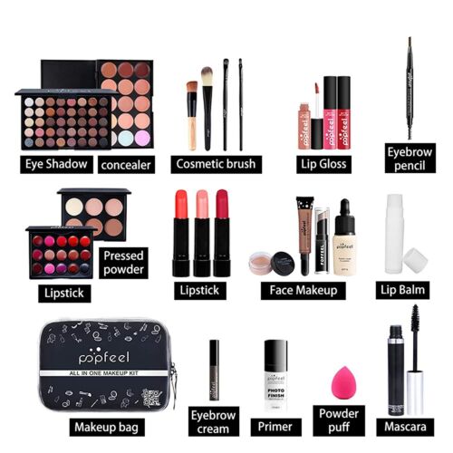 25pcs/Set Kit de maquillaje profesional para mujer Kit completo de  maquillaje | eBay
