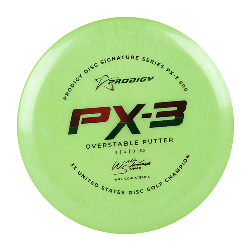 Prodigy Disc Golf PX-3 500 Schusterick 2022 Signature Putter 3/4/0/2.5 Choose - Picture 6 of 7