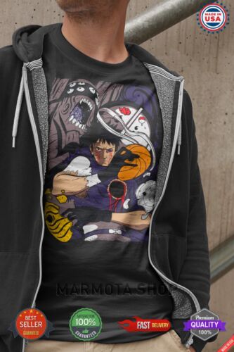 Obito Uchiha T-Shirt Naruto Shippuden Itachi Akatsuki Anime Unisex Tee Shirt - Picture 2 of 18