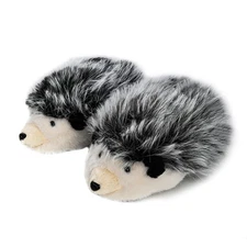 Fuzzy Hedgehog Slippers for Women and Men, Novelty Animal Slippers for Adult