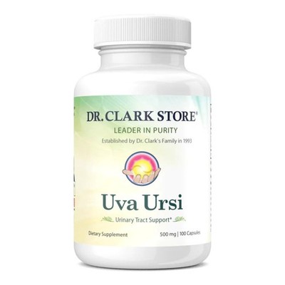 Dr Clark Store Uva Ursi Urinary Tract Support  500 Mg, 100 Vegan Supplements,...