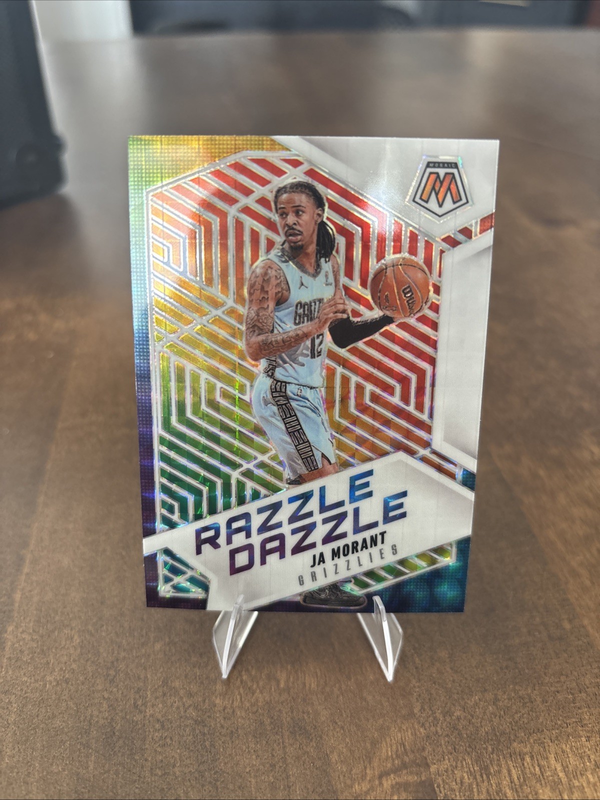 2024-25 Panini Mosaic - Razzle Dazzle Ja Morant #5 CASE HIT