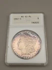 1882-S $1 Morgan Silver Dollar MS-63PL Old ANA Holder