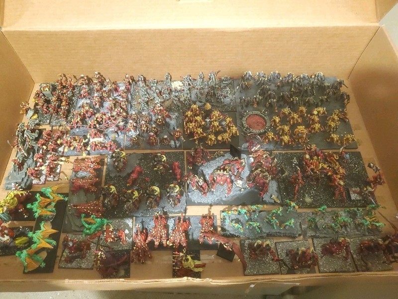 Kings Of War Forces Of Abyss Army Painted