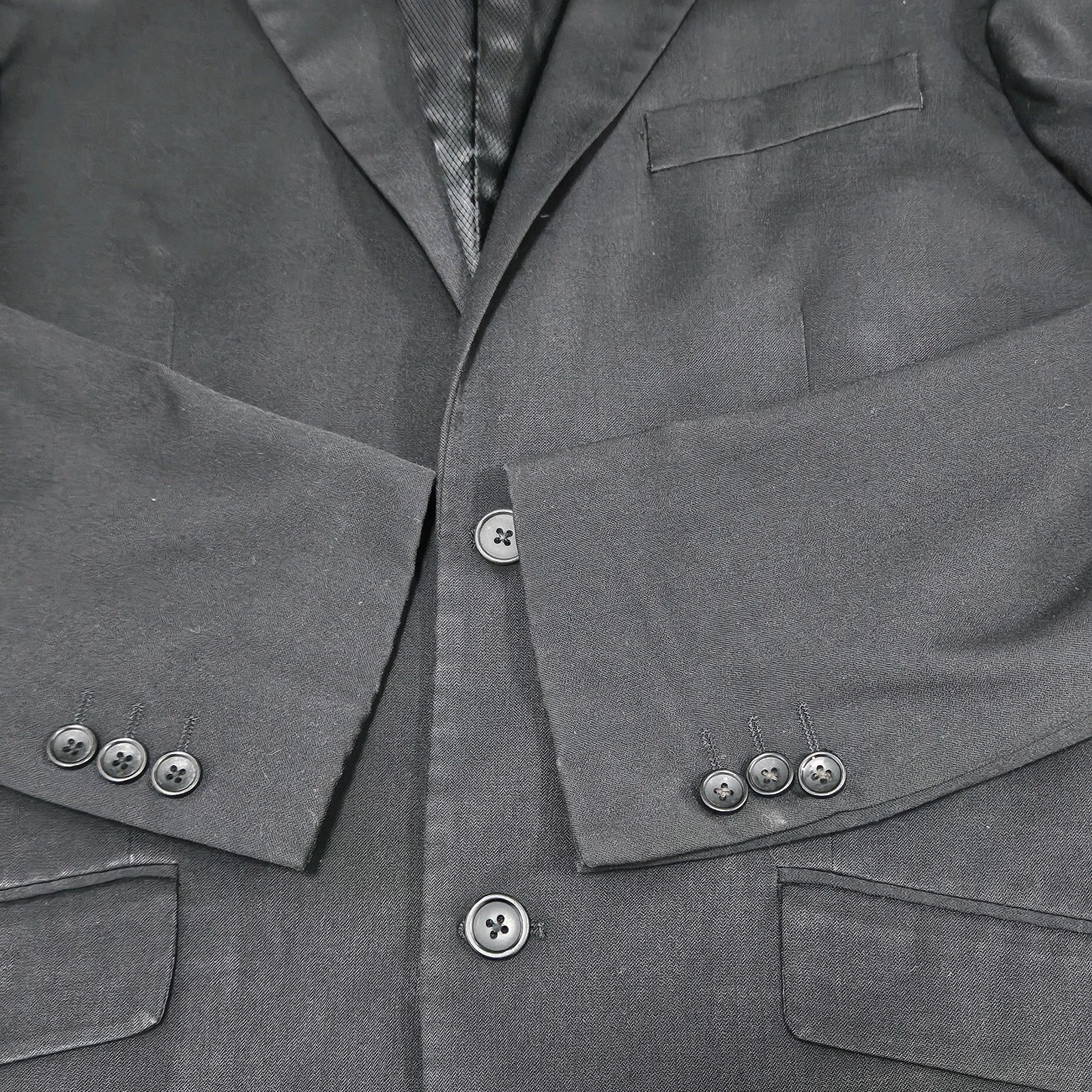 Structure Black 2 Button Double Vented Notch Blaz… - image 11