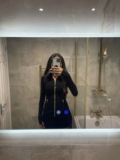 Lululemon Women's Define Jacket Full Zip, White, Gym Running, Size Xs,Black Gold