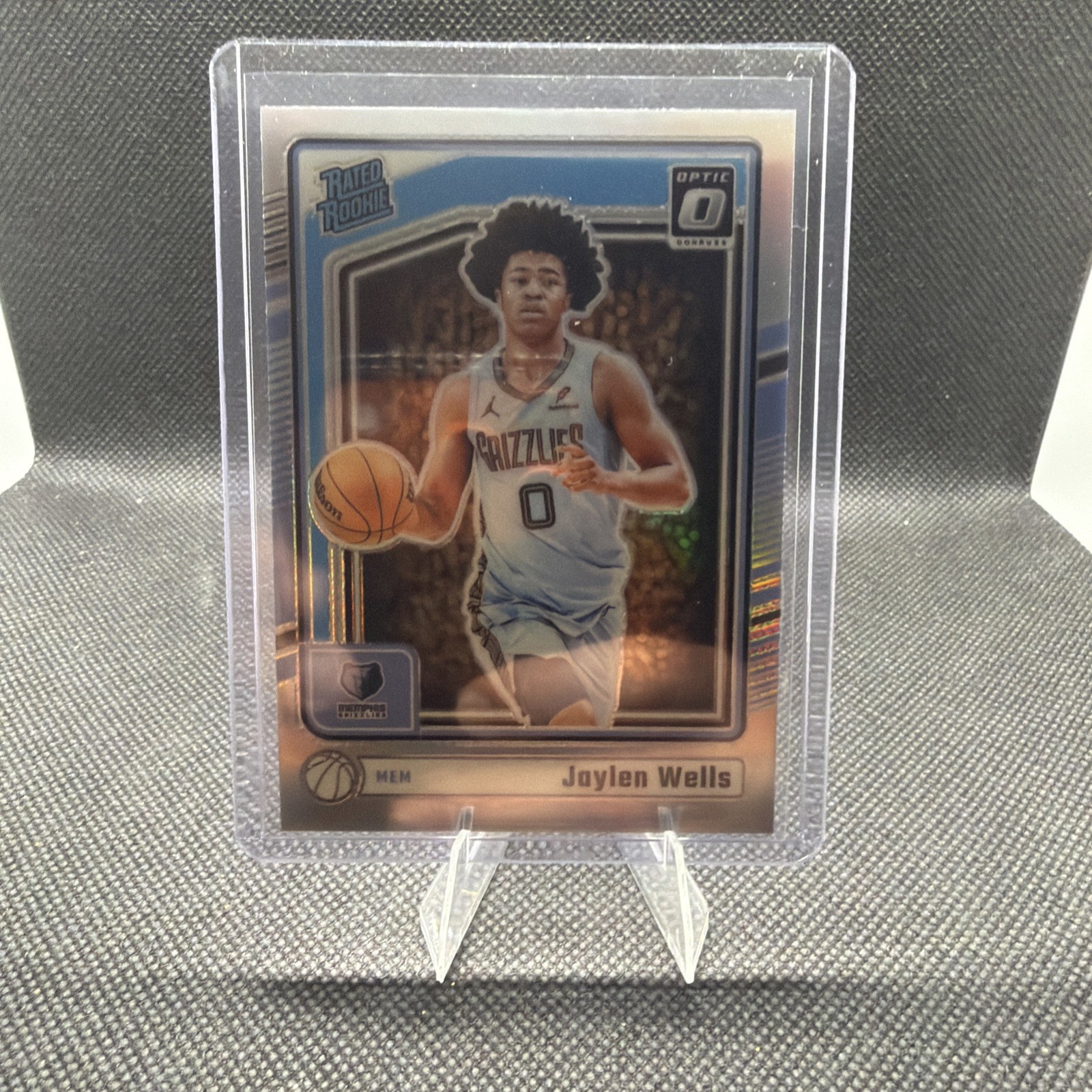 2024-25 Panini Donruss Optic - Rated Rookie Jaylen Wells #252 Holo Prizm (RC)