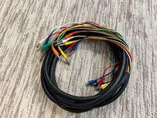 Hosa 10 foot 1/4" to RCA 8-channel audio snake pair 