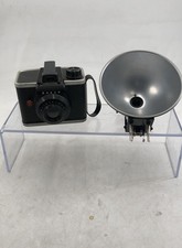 Vintage Ansco ReadyFlash 620 Black Film Camera With Flash Attachment