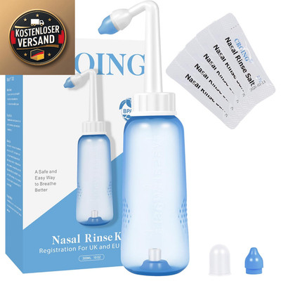 Nasal Rinse Kit 300 ml 40 Pack Salt