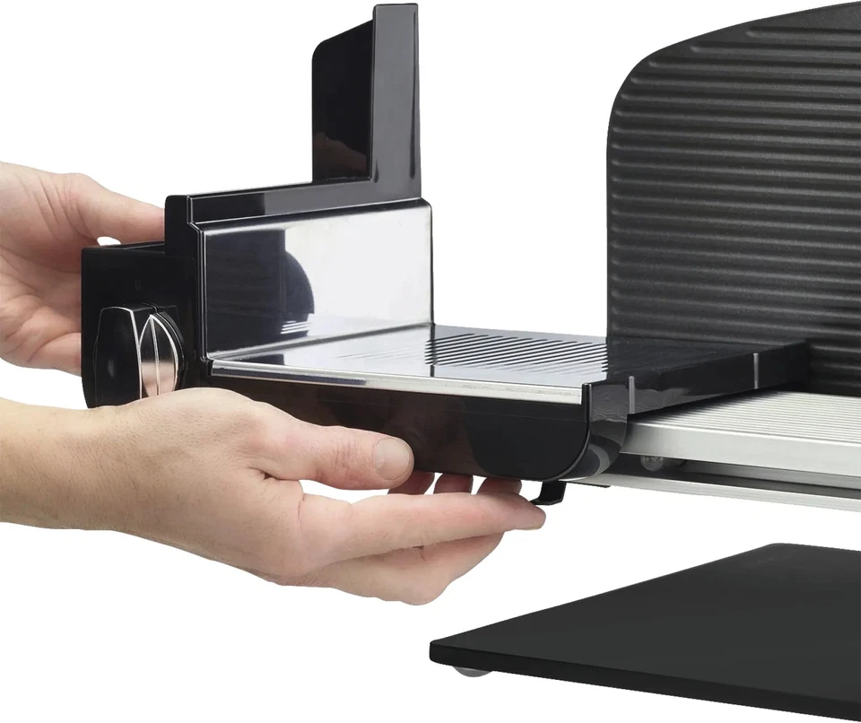 Graef Allesschneider Master M95 eisenglimmergrau Vollstahlmesser 170mm - Bild 3 von 4