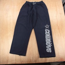 Official Dallas Cowboys NFL football wide leg sweatpants LARGE tag