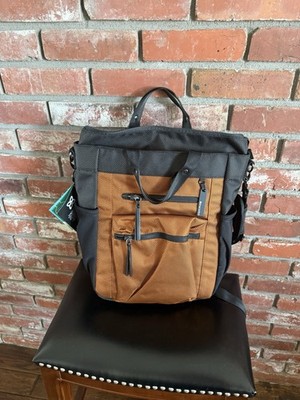 Sherpani Anti-theft Soleil Convertible Travel Backpack/Tote Bag - Rust