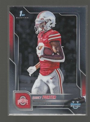 QUINCY PORTER 2025 Bowman University Chrome 1st #95 Ohio State