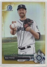 2017 Bowman Chrome Prospects Gold Refractor 48/50 Max Povse #BCP193 fm0