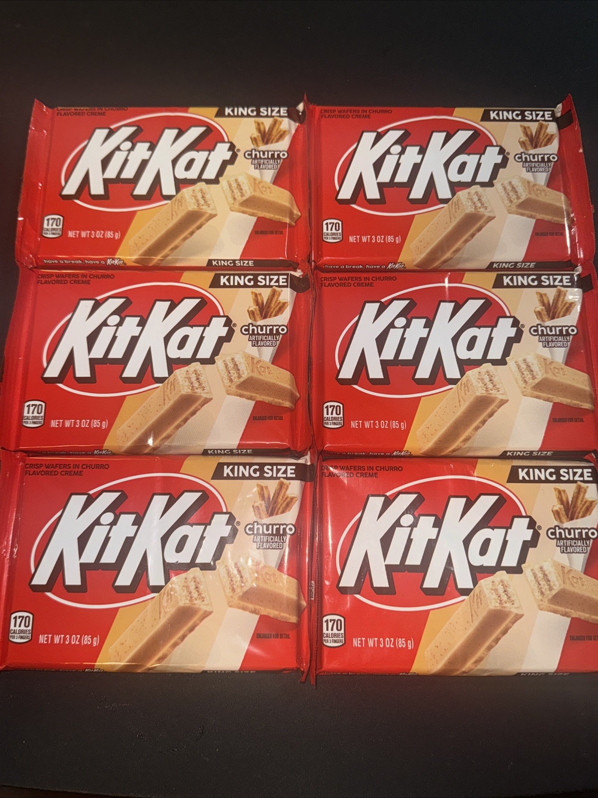 6 Kit Kat Churro LIMITED EDITION 3oz King Size Six Packs