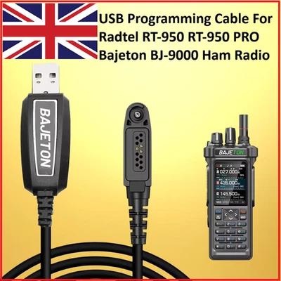 G0OYQ USB Programming Cable For Radtel RT-950 RT-950 PRO Bajeton BJ-9000 Ham Radio