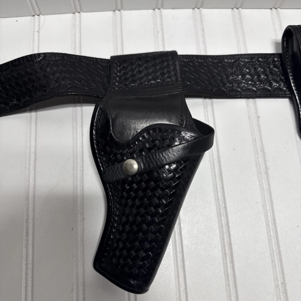 C.A. Cinto/acessórios de couro Hoffman & Son tamanho 36 -POR FAVOR LEIA-* - Imagem 3 de 4