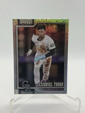 2026 Topps Series 1 Ezequiel Tovar #136 Sandglitter Foil Colorado Rockies